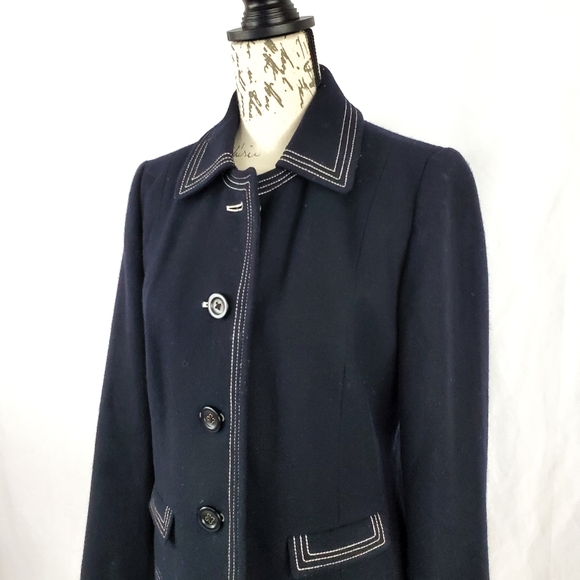 GAP Cropped Blazer Jacket Black Size Medium - Picture 4 of 6